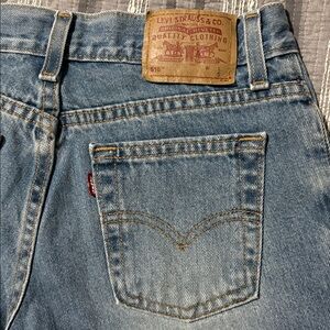 Levi's Blue Women's Low Rise Boot Cut Jeans